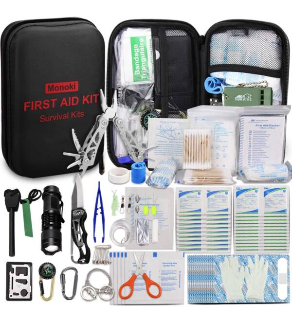 Kit de Primeros Auxilios y Supervivencia Monoki