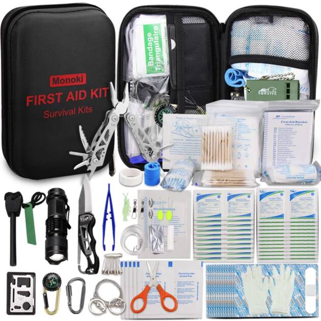 Kit de Primeros Auxilios y Supervivencia Monoki